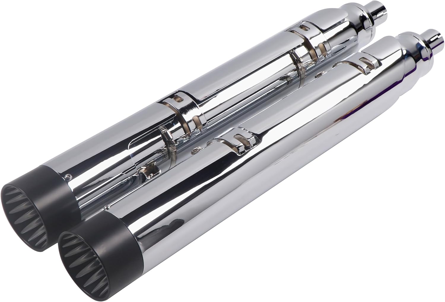SHARKROAD Roaring-Tone Muscle-Look 4.5" Mufflers for 2014-UP Bagger Indian Exhaust