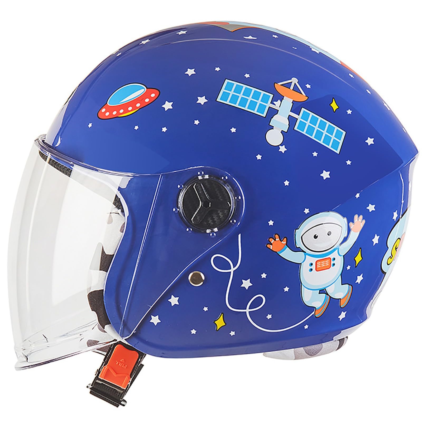 Kask otwarty dla chłopców i dziewcząt w wieku 5-13 lat, kask dziecięcy do jazdy na rowerze i skuterze, lekki kask multisportowy, wzór kreskówkowy, na wszystkie pory roku