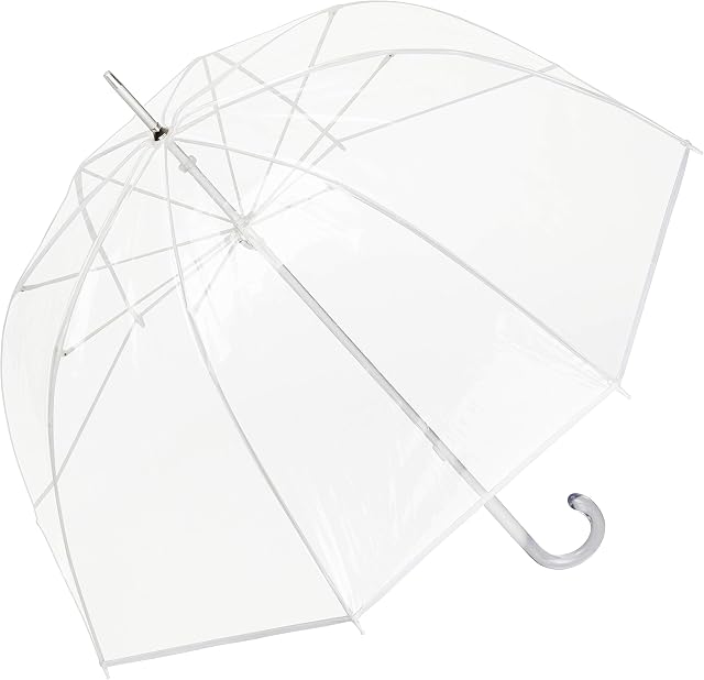 VON LILIENFELD Parasol z kloszem, przezroczysty, dla kobiet i mężczyzn, Melina