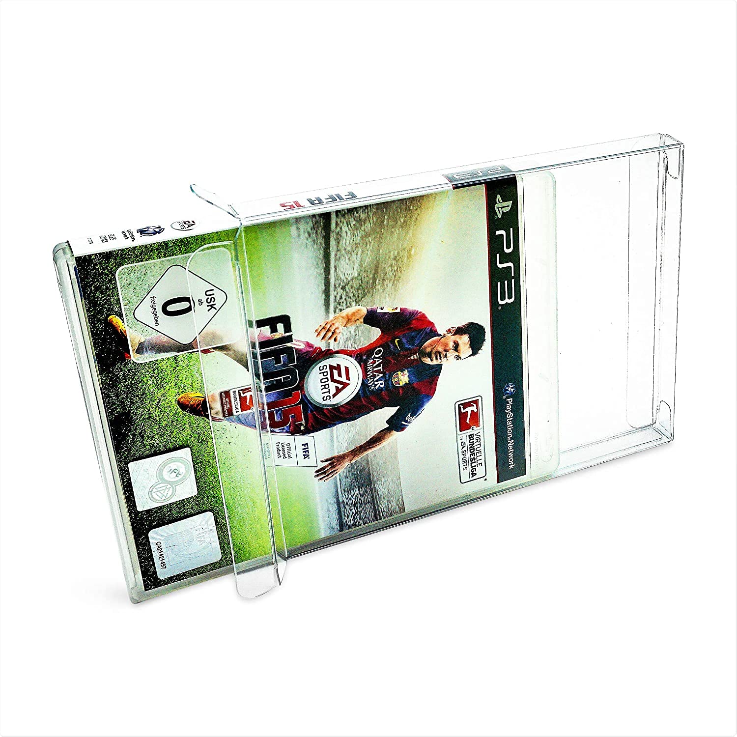 10 Custodie Trasparenti Per Videogiochi PS3 (Blu-ray) Con Dorso 15 Mm - Amaray UK - 5