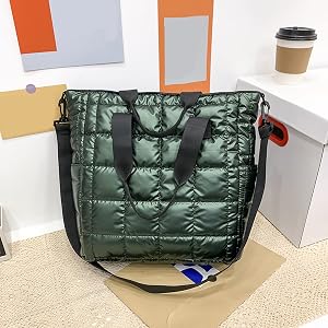 Borsa A Tracolla Trapuntata Plaid Per Donna – Grande Capienza, Cerniera, Elegante E Pratica