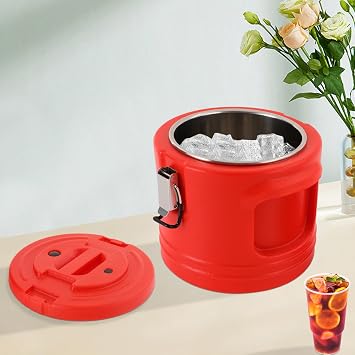 4L Insulated Soup Container Commercial Food Warmer for Hot Cold Drink