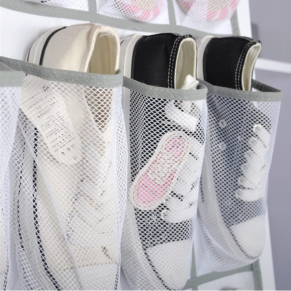 Deur Schoenen Organizer,Met Haakjes 40 Zakken Net