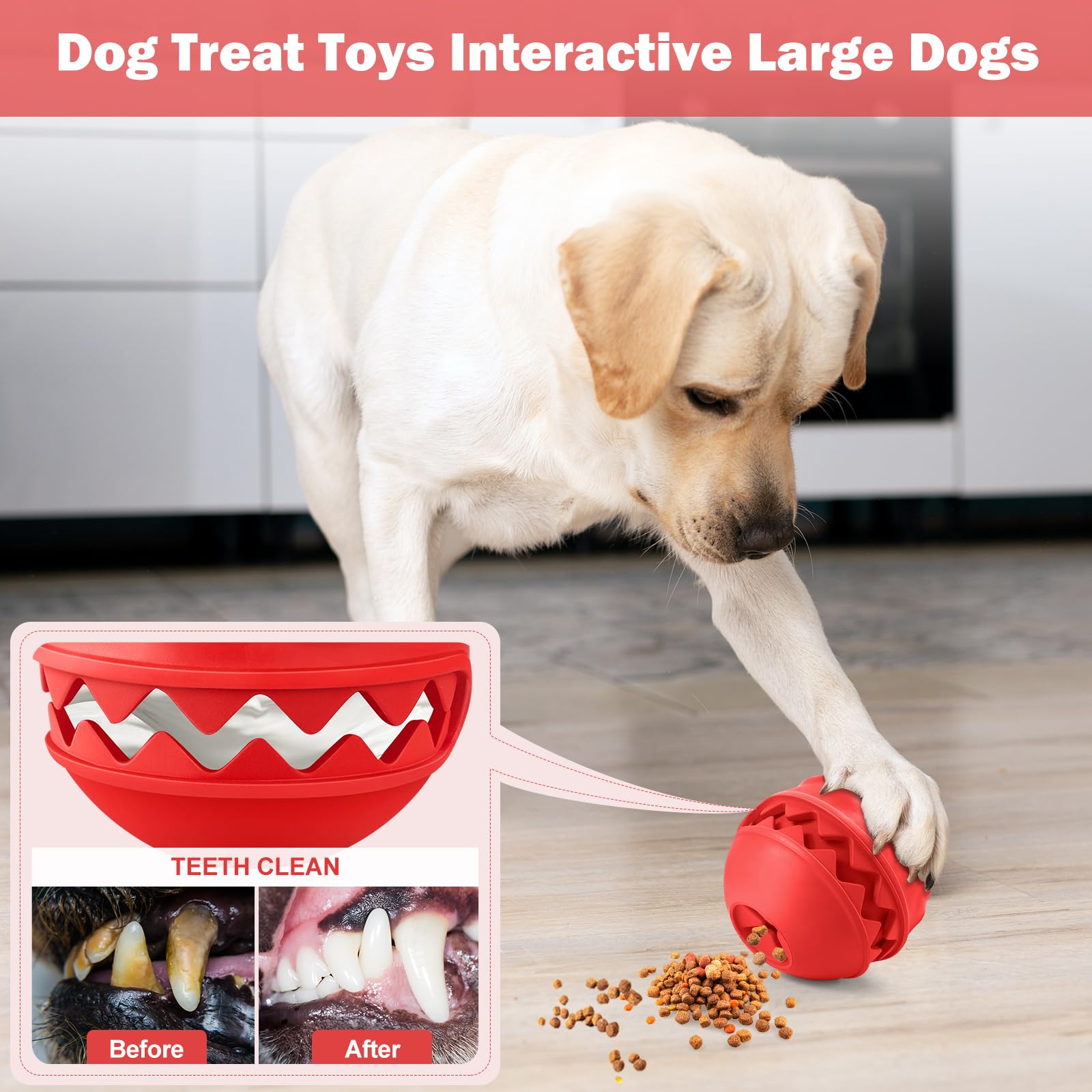 Juguetes indestructibles para perros para masticadores agresivos, razas grandes, juguetes interactivos para perros grandes, juguetes masticables resistentes para masticadores agresivos,