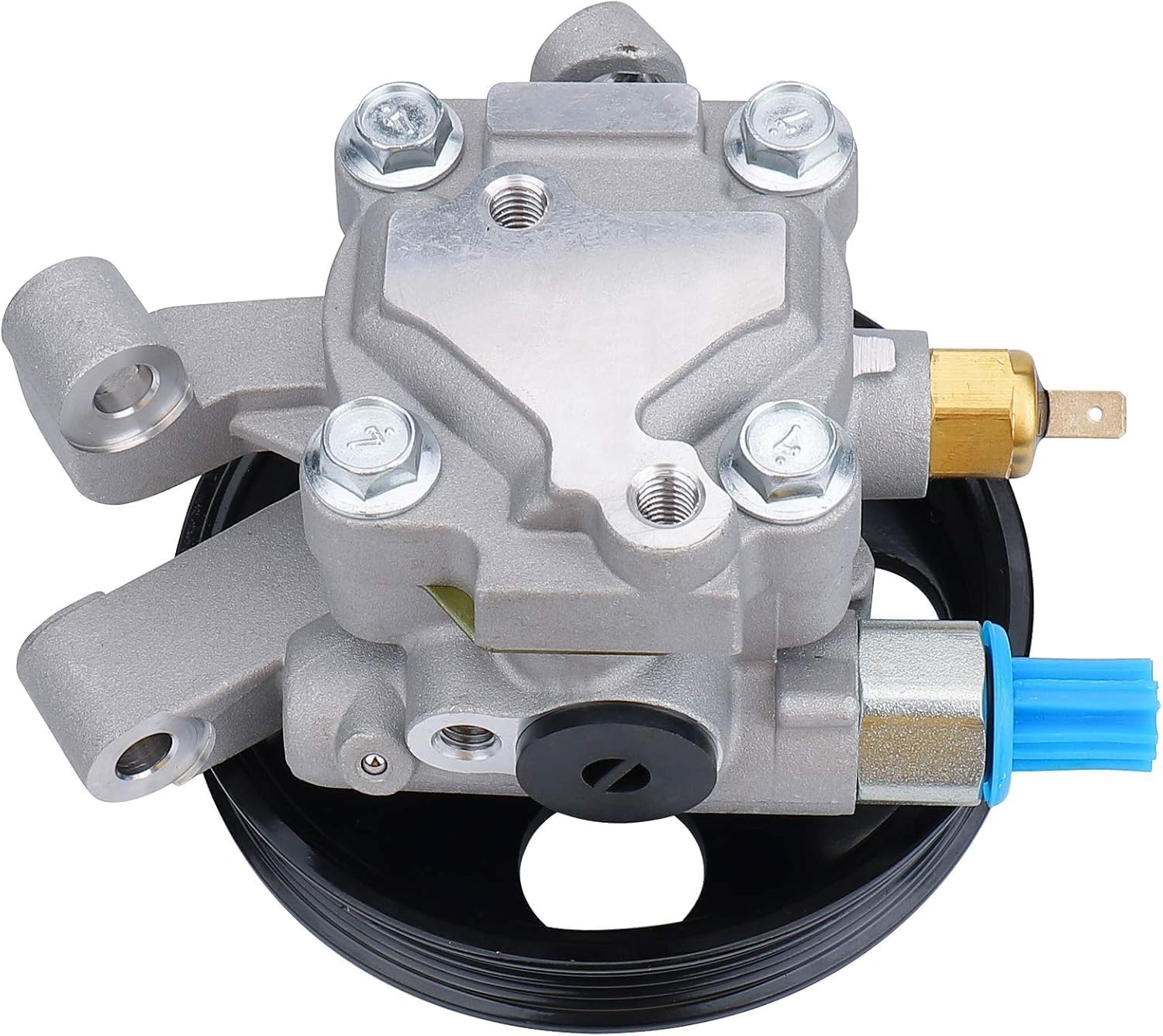 IRONTEK 20-1401 Power Steering Pump Fit for 2007 2008 2009 2010 for Ford Edge, 2010 2011 2012 for Ford Fusion, 2007-2010 for Lincoln MKX, 2007-2012 for Lincoln MKZ, Only 3.5L V6, without Reservoir
