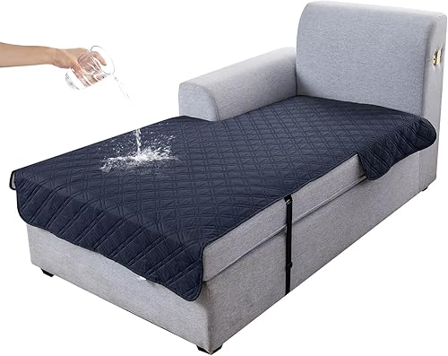 Miniatura 47 de Genina Funda de Sofá Impermeable, Lavable Antideslizante de 78 Pulgadas Fundas de Sofá con 3 Cojines, Fundas de Sofá Seccional para Mascotas