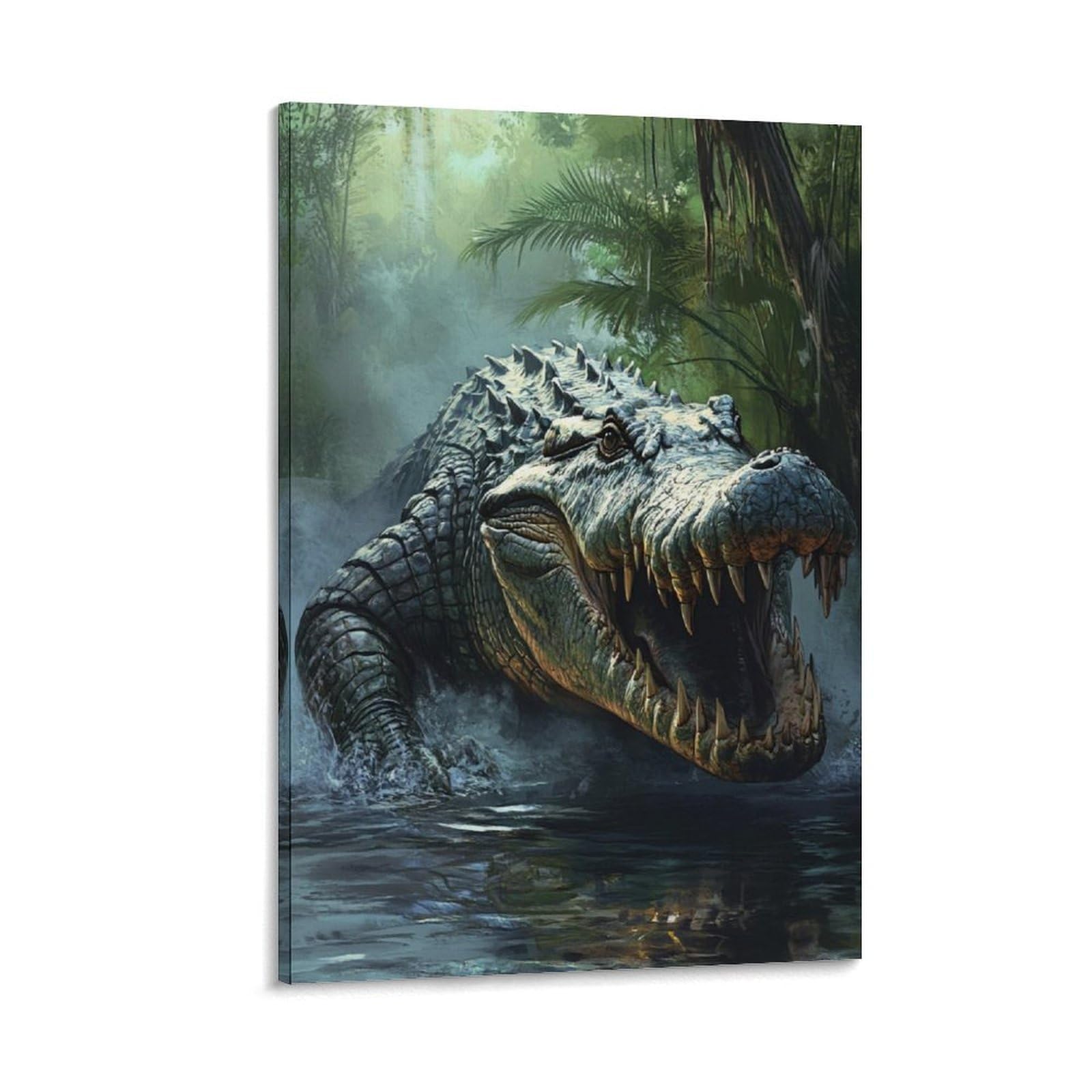 Crocodile Murale Impression Sur Toile Premium Affiche Haute Définition