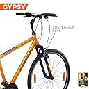 Firefox Bikes 700C (Gypsy V 21S) Hybrid Bike | Mustard/Black 19.5" gallery image