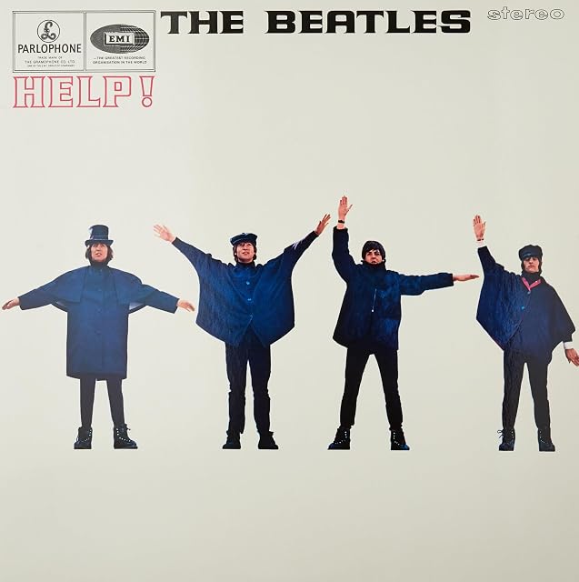 Help! por The Beatles, capa do álbum