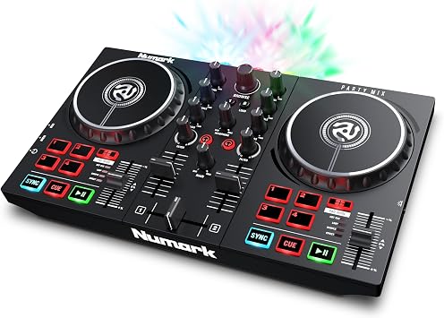 Numark Party Mix II DJ Controller with Built-in Lights
