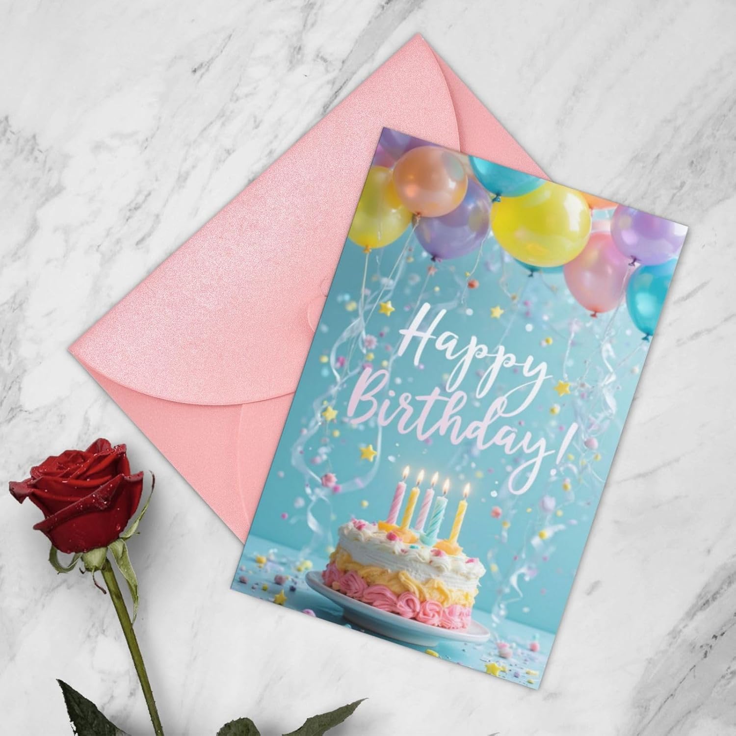 Custom Photo Greeting Card with Envelope - Personalize with Your Own Photo/Logo/Text for All Occasions, Christmas, Holidays, Weddings, Birthdays, Graduations, Thank You Cards 1-1000PCS - Image 6