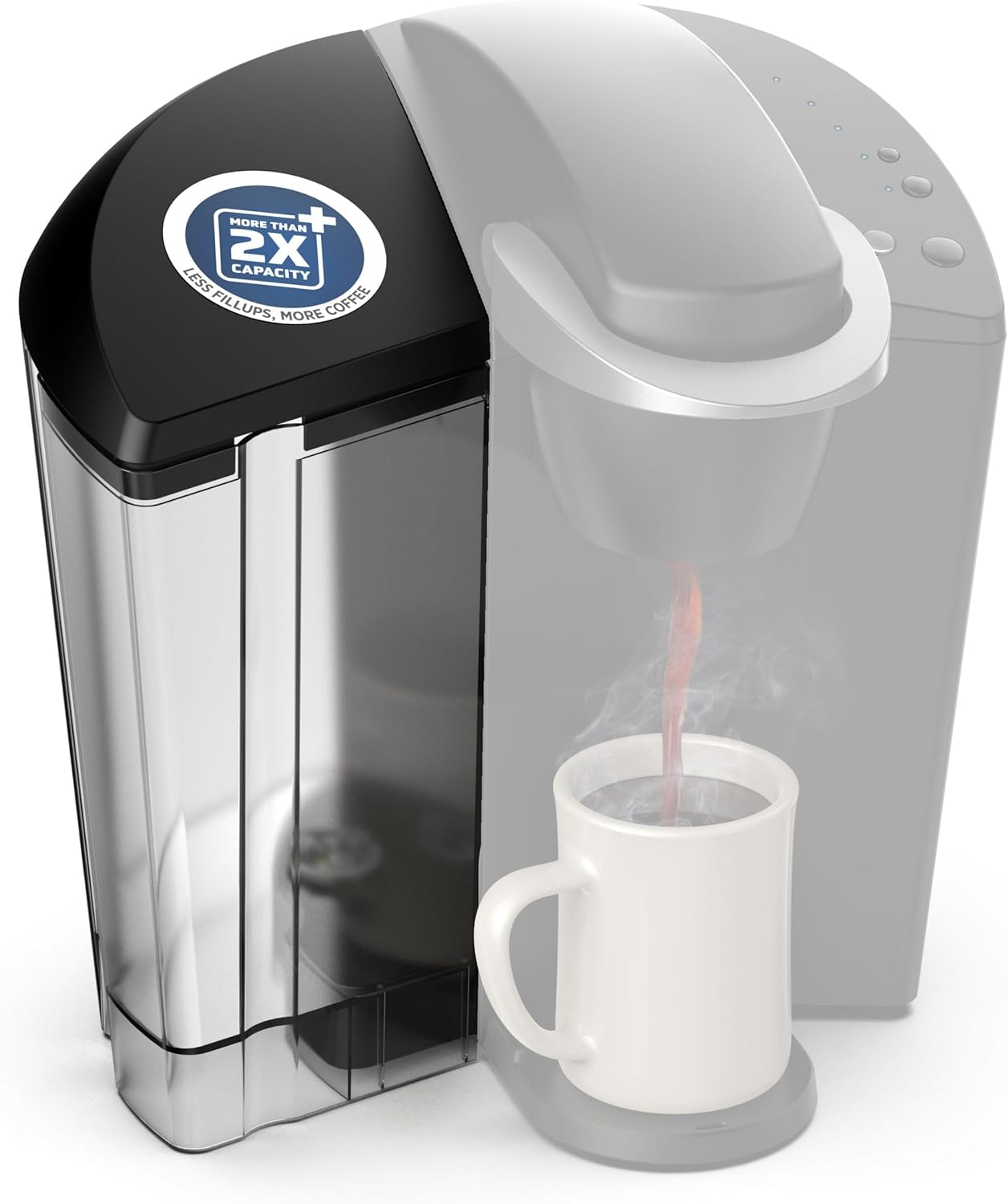 XL Replacement Water Reservoir for Keurig K-Classic Coffee Maker [!Check Image 2 for Compatibility!] Extra Large 114 Ounce Tank for K50 / K55 Single Serve K-Cup Machines (11-19 Cups)