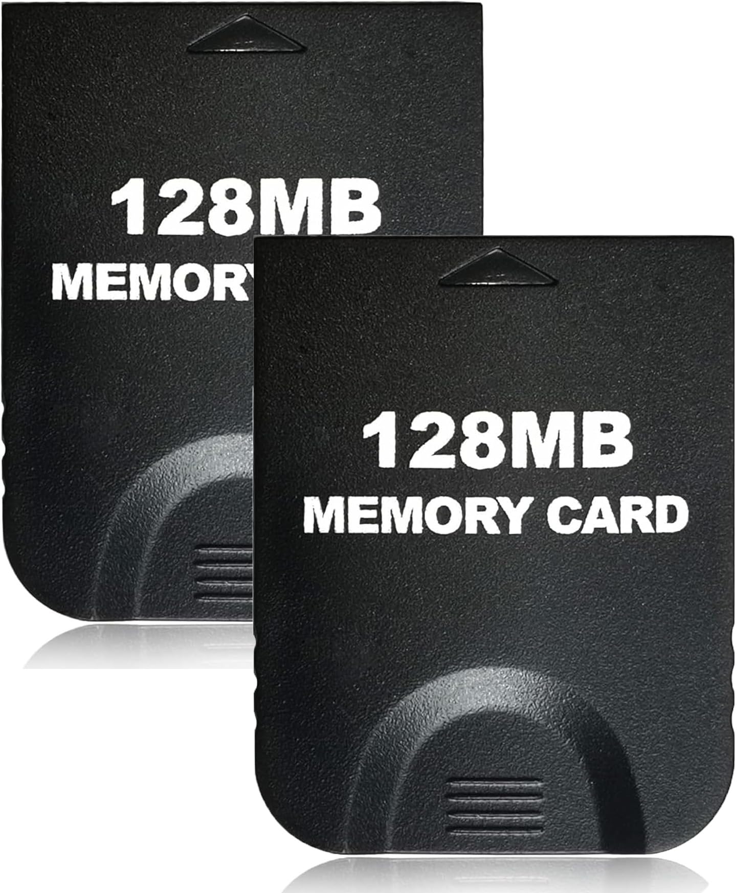 128MB(2043 Blocks) Gamecube Memory Card for Gamecube &amp; Wii, 2xBlack