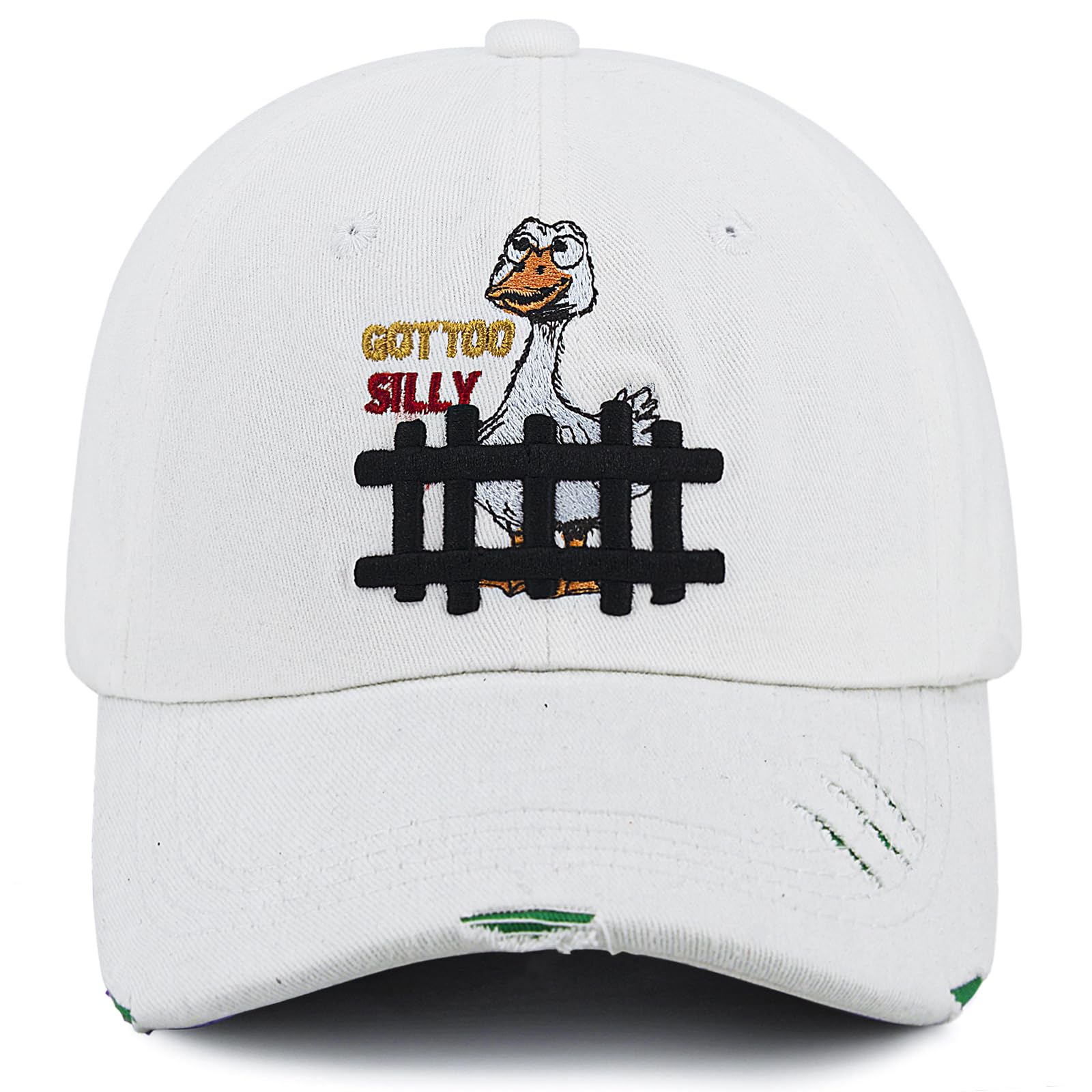 Unisex Trucker Adjustable Mesh Baseball Cap Dad Hat for Men Women Breathable Mesh Side with Stainless Steel Cap Buckle