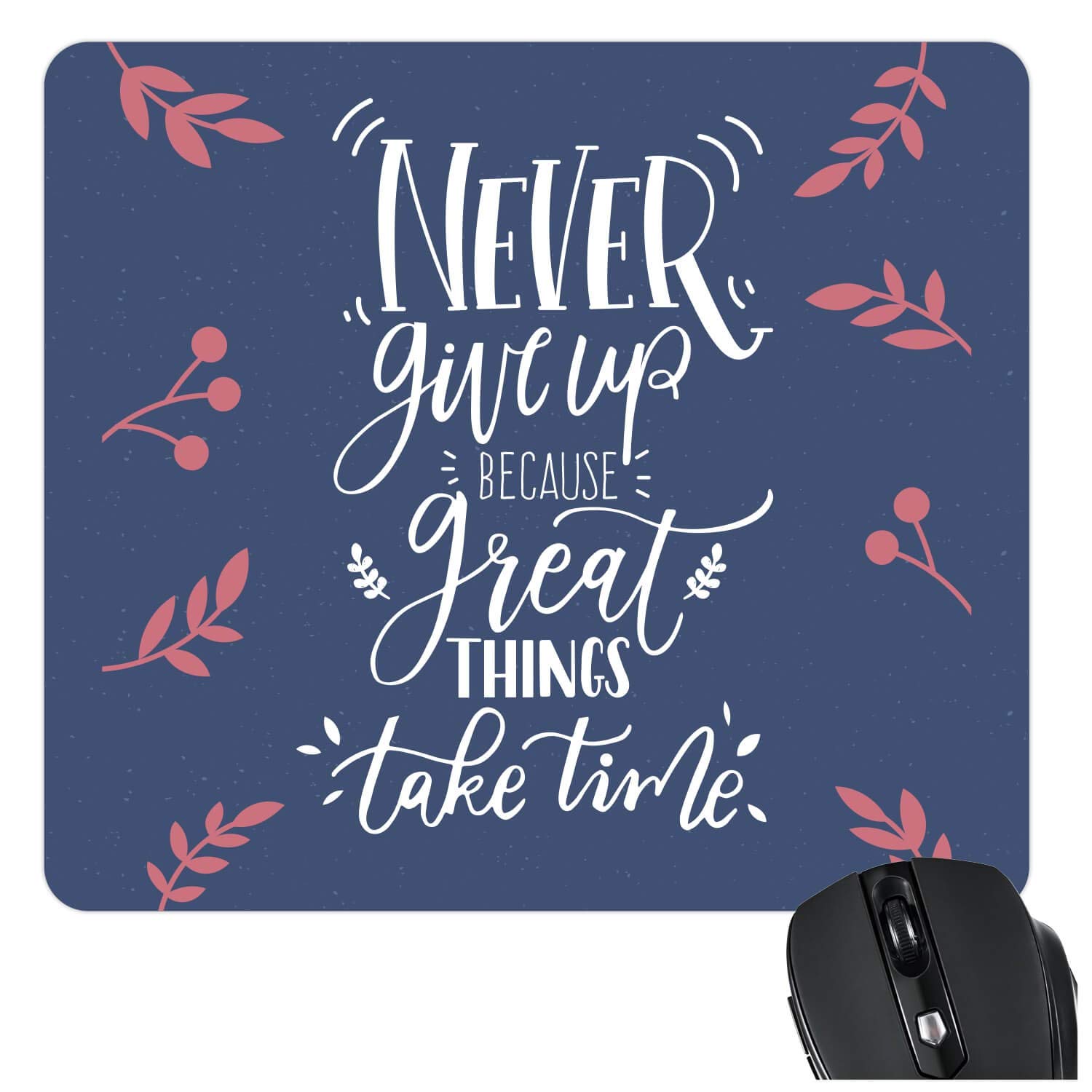 YaYa cafe New Year Christmas Gifts Motivational Quote Printed Mousepad for Computer, PC, Laptop - Never Giveup (B07JY98JVZ) Amazon Price History, Amazon Price Tracker