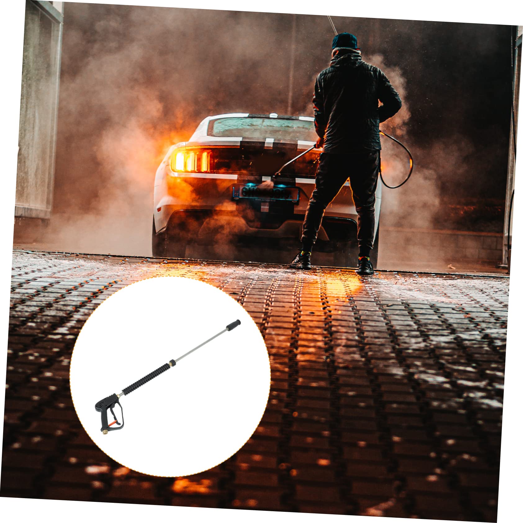 Mipcase Kit de Boquillas Ajustables para Hidrolimpiadora Accesorios Profesionales para Lavado de Coches Incluye Rociadores de Alta Presión para Limpieza Precisa y Versátil Exteriores