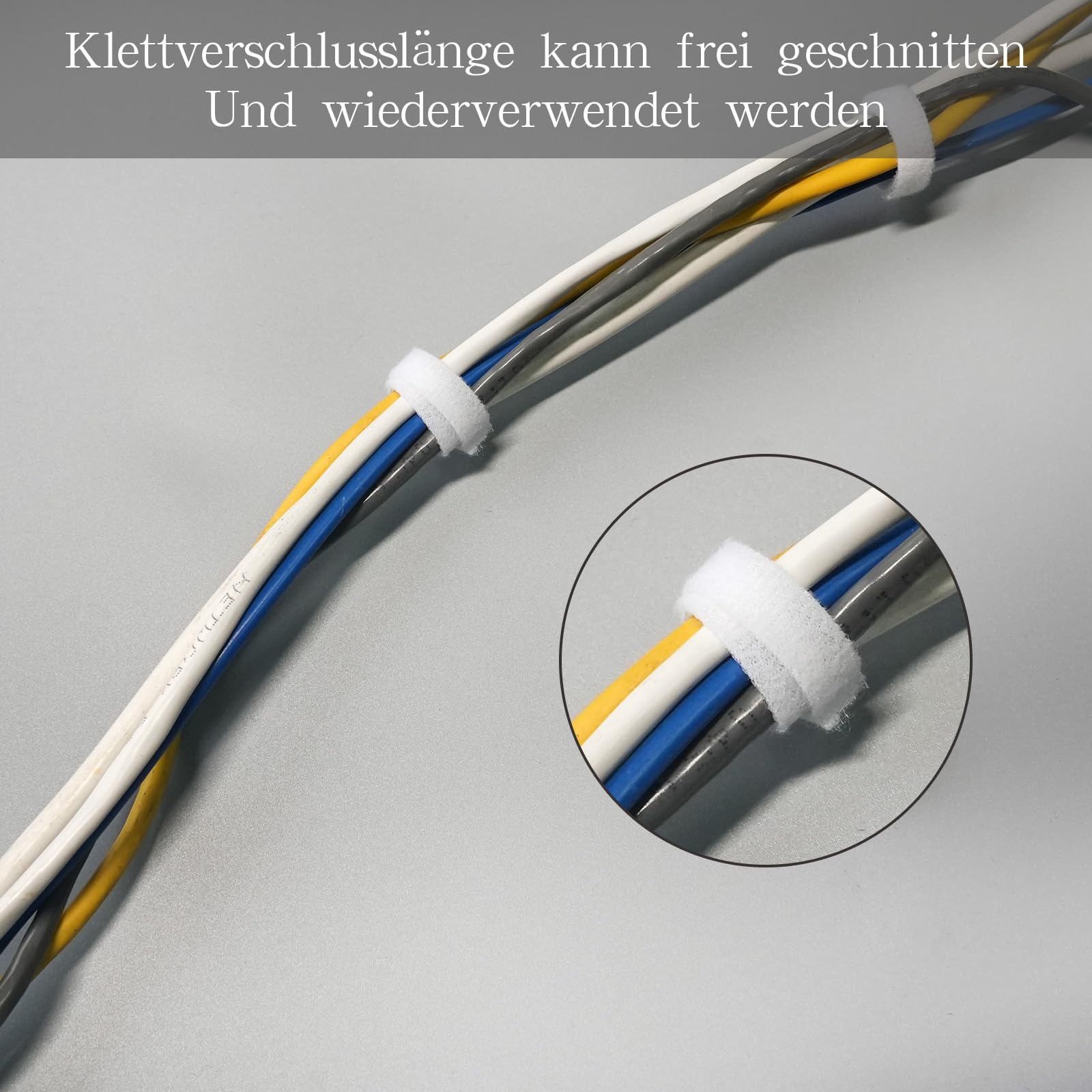 GOLDEROC Cable Management, 100 Pièces Serre Câble Plastique