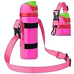 EasyAcc Water Bottle Holder Strap Sling, for Owala FreeSip 24 32 40 oz, Hydro Flask, Cirkul, Yeti, Stanley Flip, Universal Water Bottles, with Carabiner, for Walking Curise Travel (Bottle Excluded)