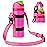EasyAcc Water Bottle Holder Strap Sling, for Owala FreeSip 24 32 40 oz, Hydro Flask, Cirkul, Yeti, Stanley Flip, Universal Water Bottles, with Carabiner, for Walking Curise Travel (Bottle Excluded)