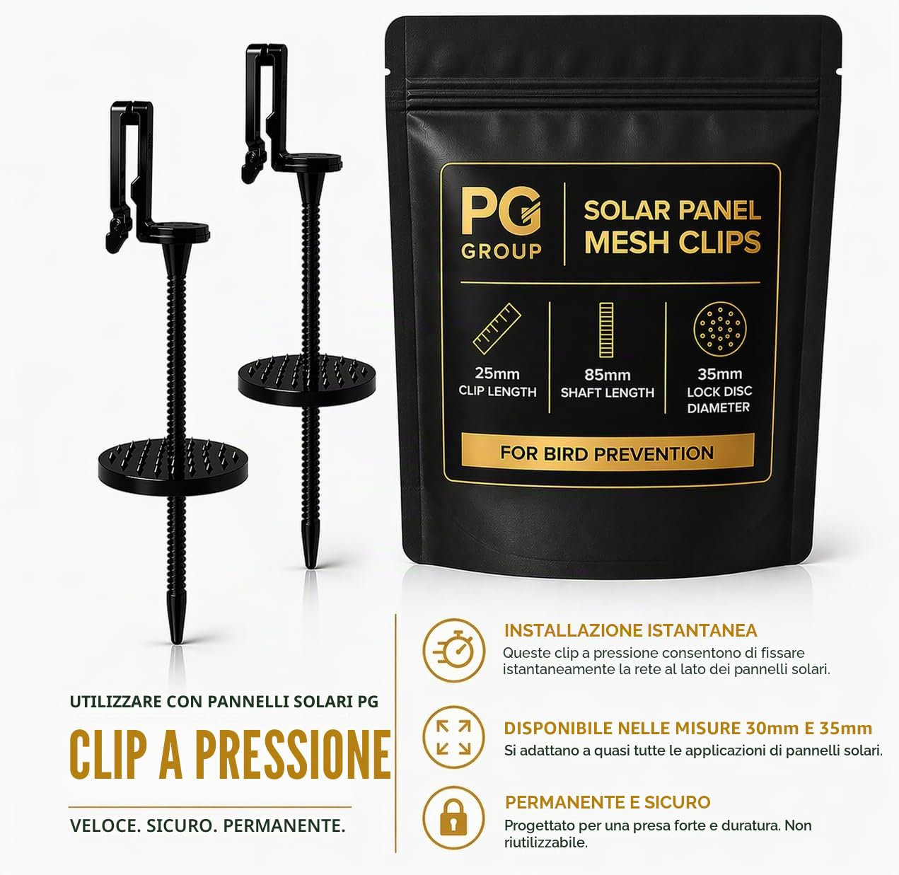 PG La maglia nera dell'uccello di prova solare rivestita del PVC di 30m per controllare impedisce la barriera di protezione per fermare i piccioni che nidificano sotto i pannelli solari