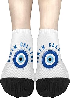 shrim callingMens Socks Crew funny Low Cut Sock Boy Hidden Sock Trendy shrim calling No Show Ankle Socks for Women