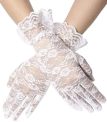 Women Gloves for for Wedding, Tea Party, Cosplay, Costume