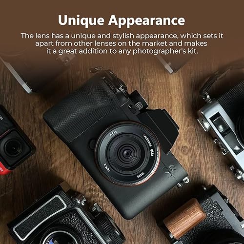 Miniatura 7 de 7artisans Lente UFO APS-C Prime F6.3 Mark II de 0.709 in, compatible con cámaras Sony E-Mount sin espejo A5000 A6000 A6100 A6300 A6400 A6500 A6600