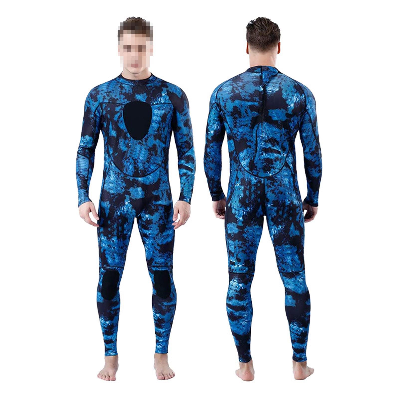 Mens Camouflage Ganzkörper Neoprenanzug Tauchen Surfen