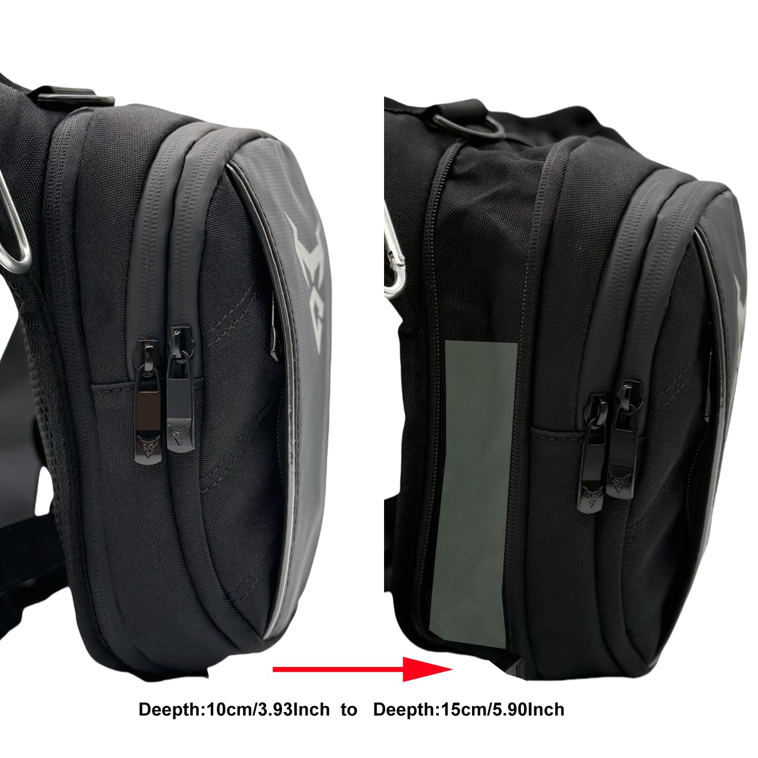 Borsa da Gamba Marsupio multiuso per moto, da uomo, donna, per viaggi, campeggio, ciclismo, pesca, caccia, escursionismo all'aperto