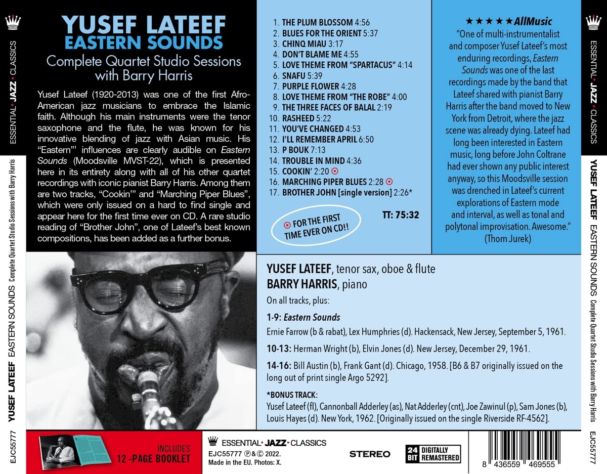 Eastern Sounds-Complete Quartet Studio Sessions W/Barry Harris