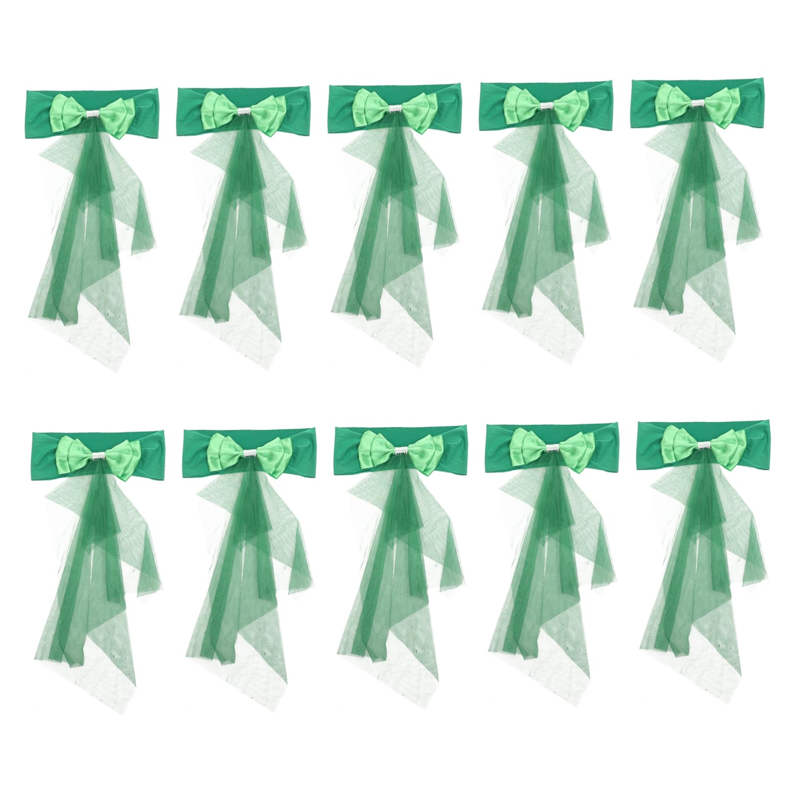 Rubans de chaise délicats ABOOFAN en tissu extensible haut de gamme pour cérémonies