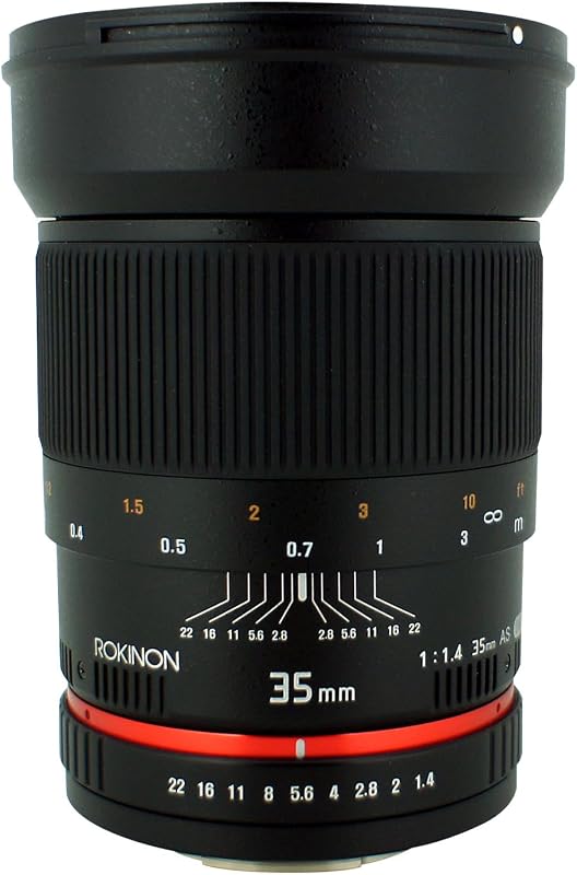 Rokinon 35mm f/1.4 Lens for Canon Cameras