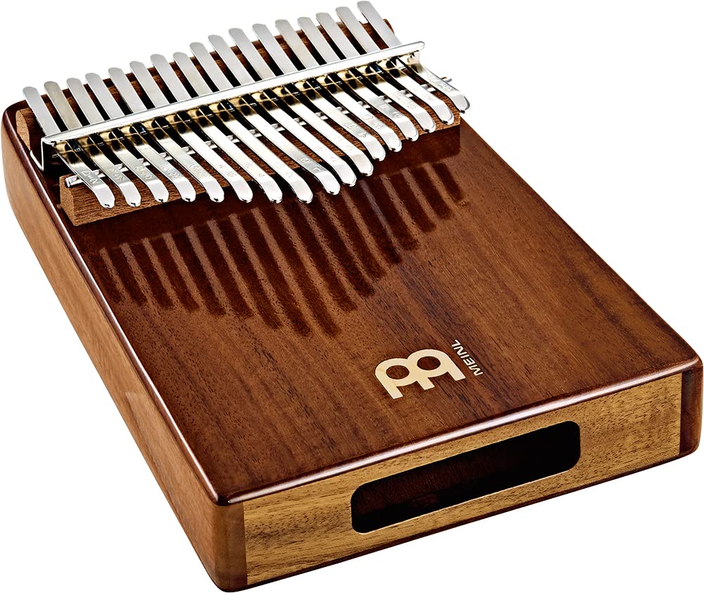 Wah-Wah Kalimba Thumb Piano, 17 Keys — Includes Tuning Hammer and Case — For Meditation, ASMR, Sound Therapy and Yoga, 2-YEAR WARRANTY