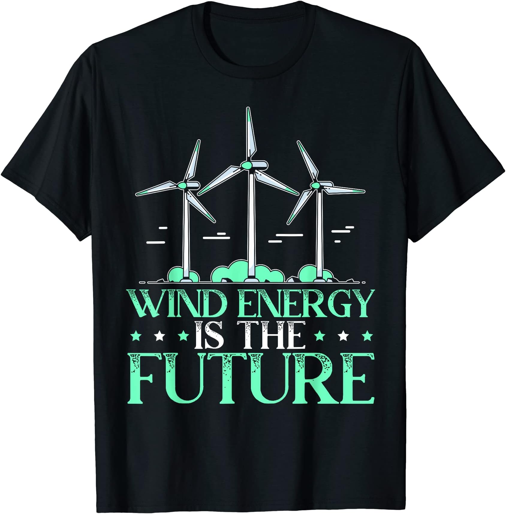 Wind Renewable Energy Windtech Windmill Enthusiast T-Shirt