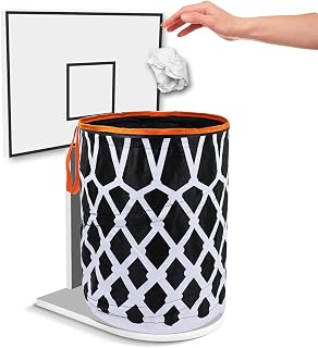 Trash Can Basketball Hoop, Collapsible Wastebasket Hoop, Basketball Trash Can for Home, Office, Kitchen, Room, Party, Gym, Outdoor