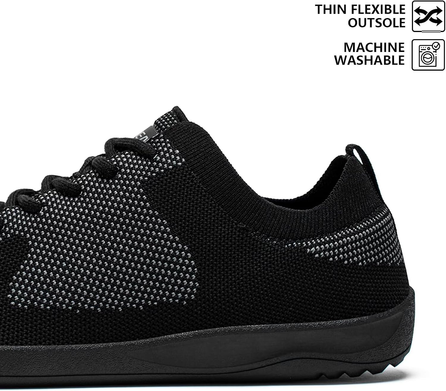 HOBIBEAR Men Barefoot Shoes | Wide Toe Box | Mesh Casual Sneakers
