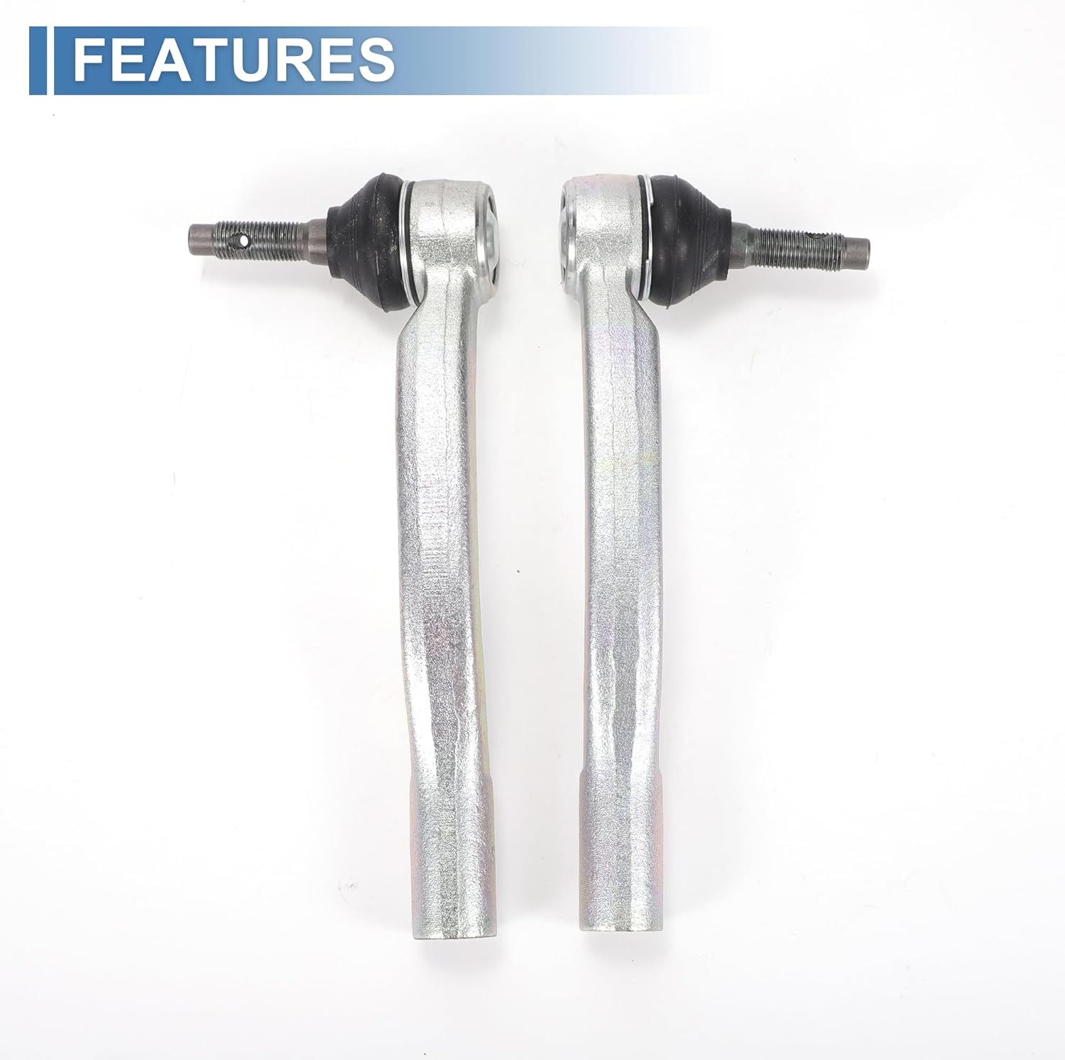 X AUTOHAUX 2pcs Front Outer Tie Rod Ends Kit Suspension Steering Tie Rod End for Toyota Sienna 2011-2019 Drag Link No.ES800997/ES900998