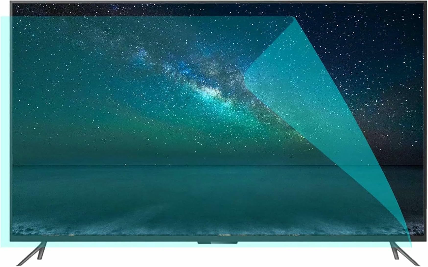 Folia ochronna na ekran telewizora z filtrem UV, folia antyodblaskowa/antyniebieskie światło, matowa, łagodzi zmęczenie oczu do telewizorów LCD, LED, OLED i QLED 4K HDTV,40 in 886 X 498mm