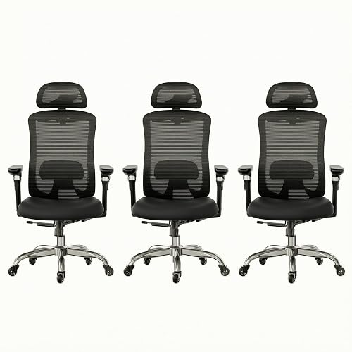 HUANUO Ergonomic Office Chair with 6D Armrest, Seat Depth Adjustment,