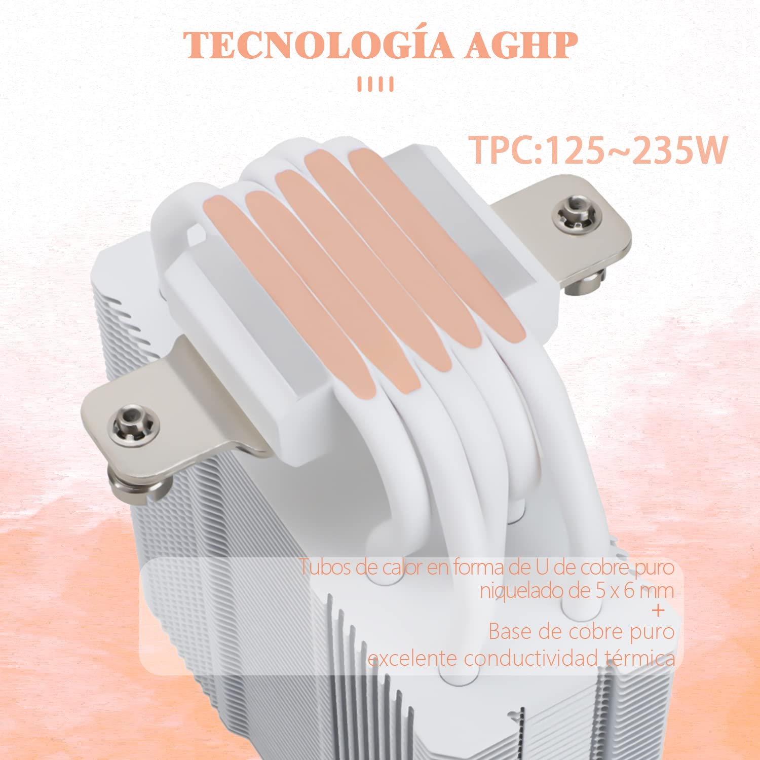 Thermalright Assassin King 120 SE White ARGB CPU Air Cooler, 5 Heatpipes Heatsink Cooling, TL-C12CW-S PWM Quiet Fan CPU Cooler with 1550RPM, for AM4/AM5/Intel LGA1700/1851/1150/1151/1200,White