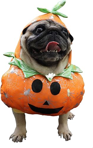 Miniatura 1 de Chucky - Disfraz de calabaza de Halloween para perro y gato, disfraces divertidos para Halloween, ropa de perro, disfraz de fiesta para perros