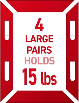 Command Large (15 lb) Picture Hanging Strips, 20 Pairs (40 Strips)