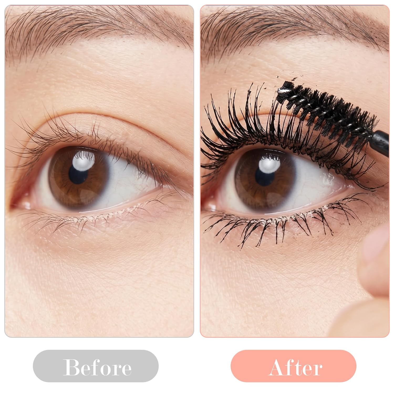 27Pcs Mini Empty Mascara Tubes with Wand - 3ml Stopper Black Containers Kits