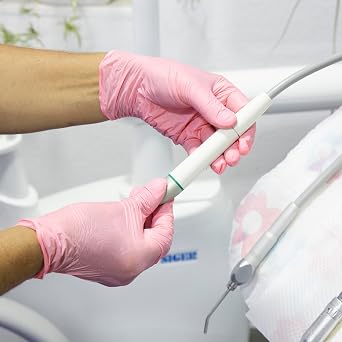 GUSTO Disposable Pink Nitrile Gloves