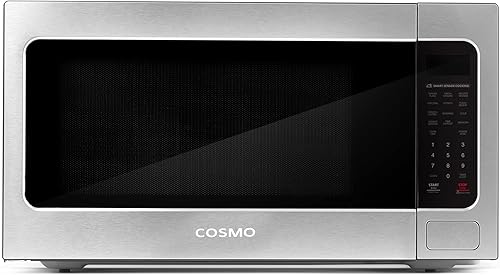 Cosmo COS-BIM22SSB 61 cm Colección Nebula Horno microondas para encimera de 2.2 pies cúbicos en acero inoxidable