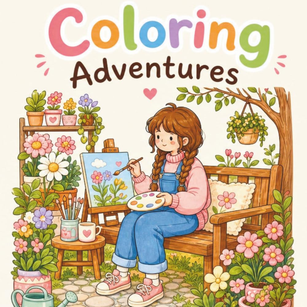 Coloring Adventures: Cozy Scenes for Relaxation and Joy