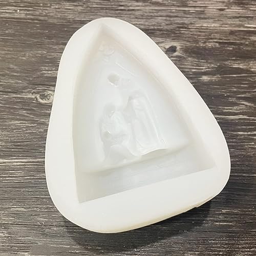 Miniatura 4 de Molde de silicona religioso para recién nacido para hacer velas, moldes de jabón hechos a mano, molde para manualidades, decoración del hogar