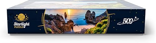 Miniatura 9 de Camilo Beach (Praia Do Camilo) con mar turquesa en el fondo, Lagos, Algarve, Portugal - Rompecabezas premium de 500 piezas para adultos