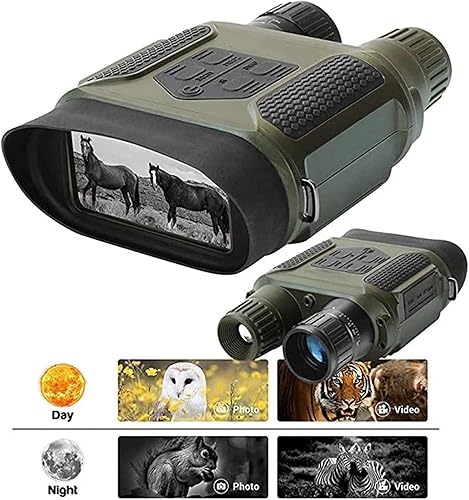 Miniatura 3 de Gafas de visión nocturna, binoculares de visión nocturna, LCD infrarrojo digital de 2 pulgadas con visión nocturna de grado militar, gafas de visión