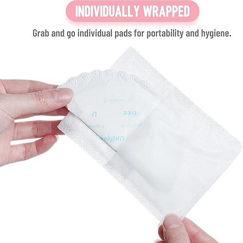 Miniatura 3 de Unifree Almohadillas de lactancia desechables, almohadillas para lactancia materna, absorción superior y diseño ultra suave a prueba de fugas,